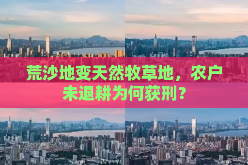 荒沙地变天然牧草地，农户未退耕为何获刑？